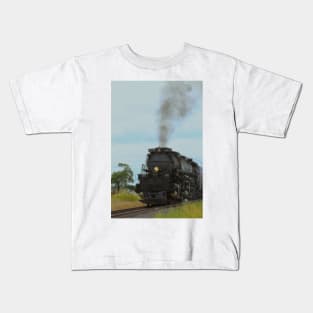 Big Boy 4014 Come Back 2021 with smoke and steam!! Kids T-Shirt